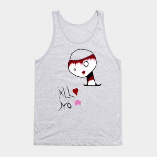 All Heart No Brain Tank Top